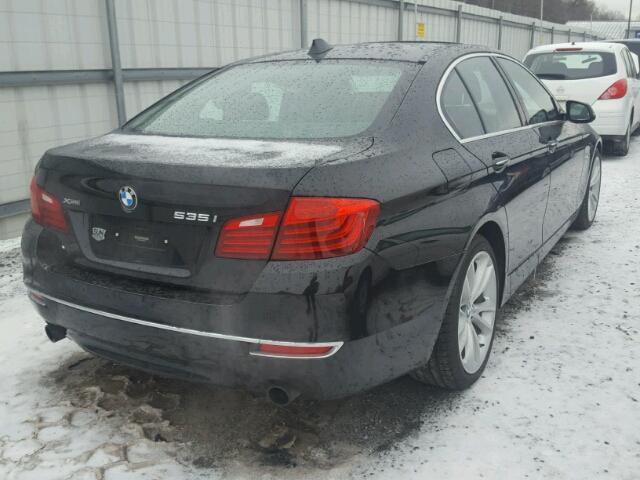 WBA5B3C5XED292326 - 2014 BMW 535 XI BLACK photo 4