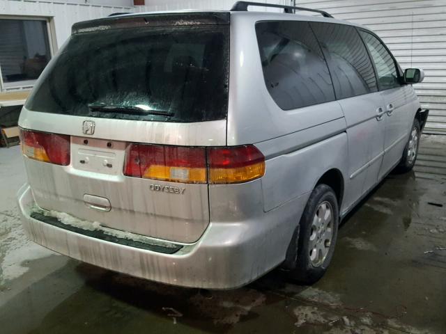 5FNRL18633B136450 - 2003 HONDA ODYSSEY EX SILVER photo 4