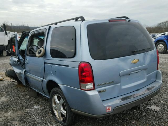 1GNDV33W07D204957 - 2007 CHEVROLET UPLANDER L BLUE photo 3