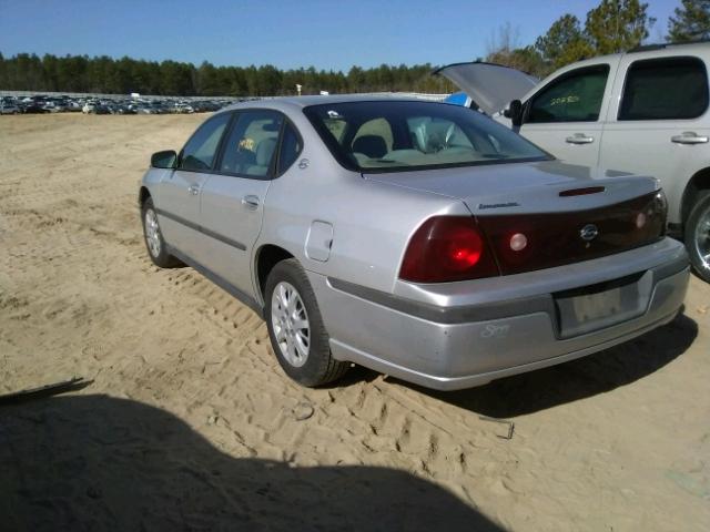 2G1WF52E349123245 - 2004 CHEVROLET IMPALA SILVER photo 3