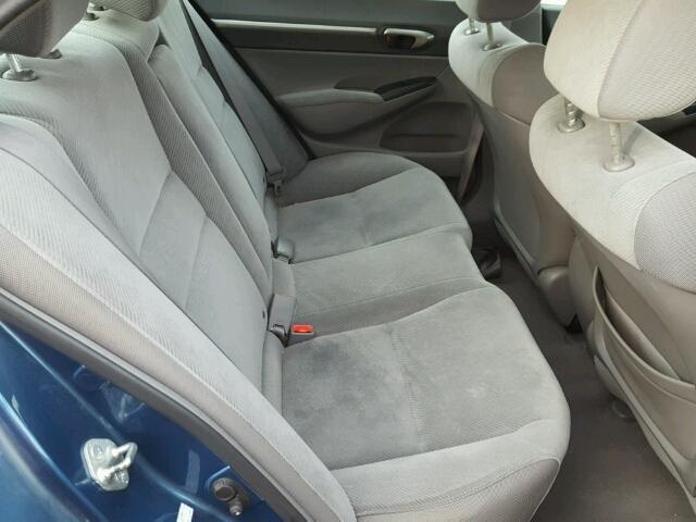 19XFA168X9E027771 - 2009 HONDA CIVIC EX ლურჯი ფოტო 6