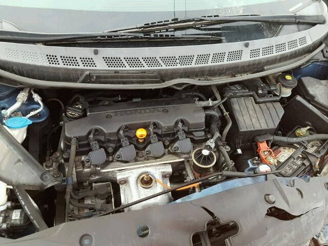 19XFA168X9E027771 - 2009 HONDA CIVIC EX ლურჯი ფოტო 7