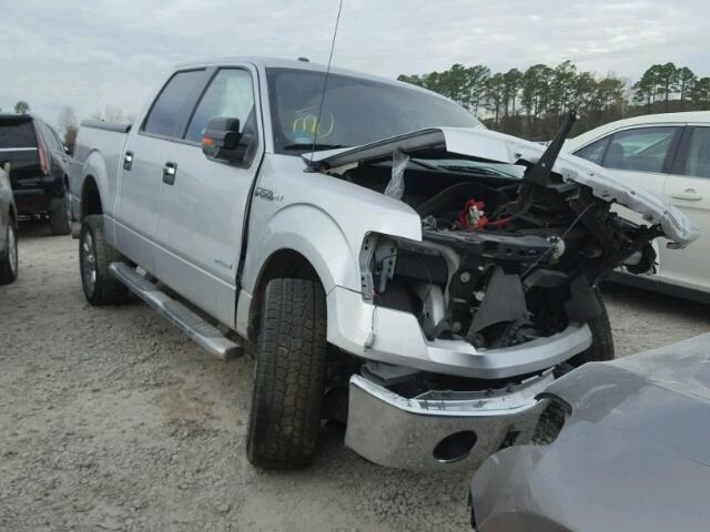 1FTFW1CT4DKF03691 - 2013 FORD F150 SUPER SILVER photo 1