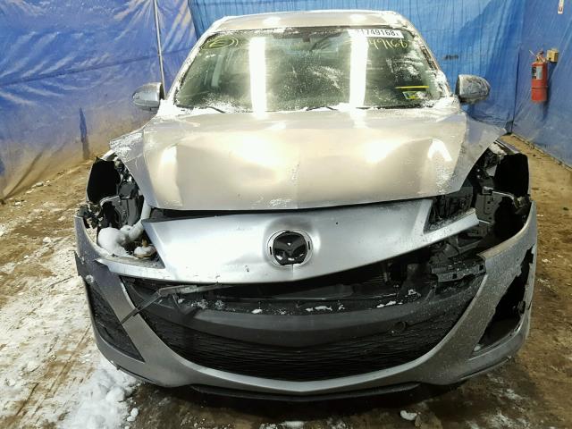 JM1BL1SF6A1274256 - 2010 MAZDA 3 I SILVER photo 9