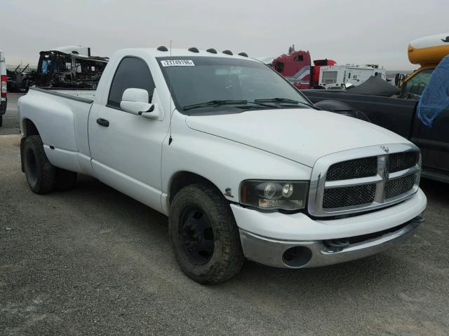 3D7MR46C45G777368 - 2005 DODGE RAM 3500 S WHITE photo 1