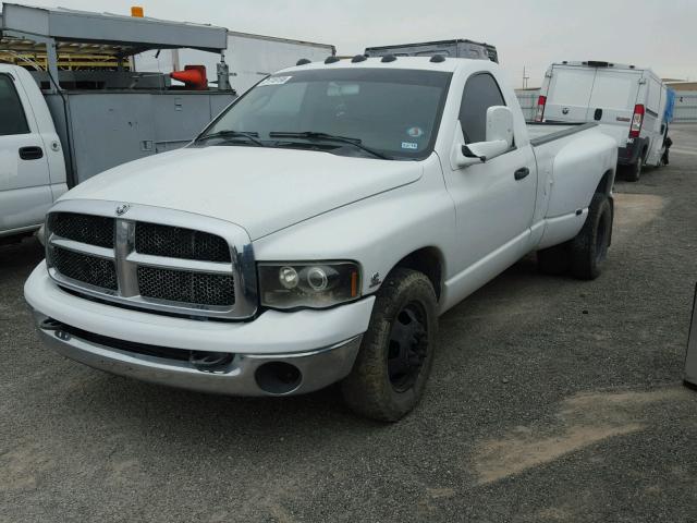 3D7MR46C45G777368 - 2005 DODGE RAM 3500 S WHITE photo 2