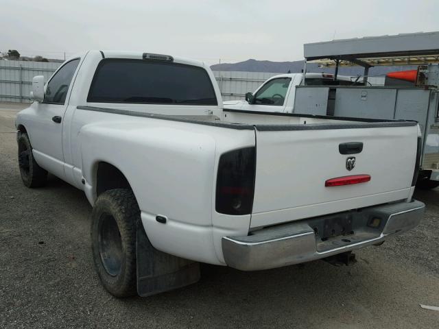 3D7MR46C45G777368 - 2005 DODGE RAM 3500 S WHITE photo 3