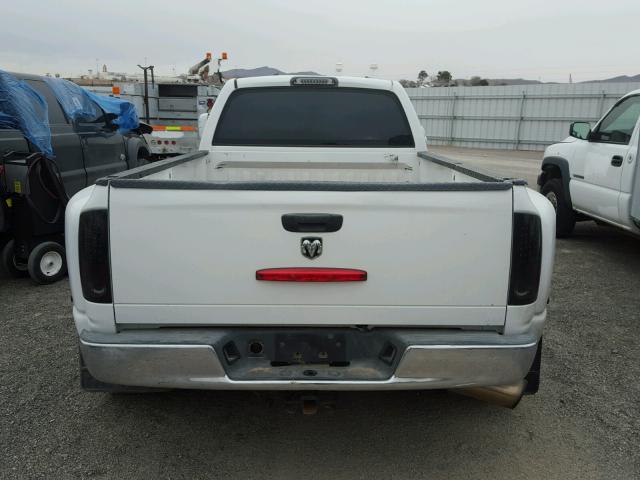 3D7MR46C45G777368 - 2005 DODGE RAM 3500 S WHITE photo 9