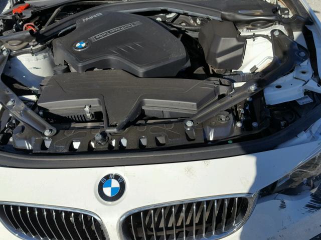 WBA3V5C5XEJ968821 - 2014 BMW 428 I WHITE photo 7