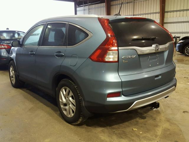 2HKRM3H72GH544818 - 2016 HONDA CR-V EXL BLUE photo 3