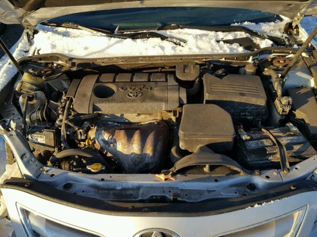 4T1BF3EK1BU138656 - 2011 TOYOTA CAMRY BASE SILVER photo 7