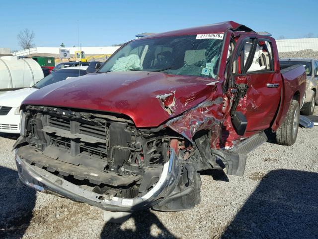 1C6RR6LT4ES172458 - 2014 RAM 1500 SLT RED photo 2