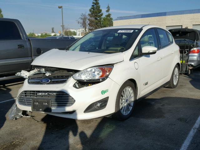 1FADP5CU7FL104183 - 2015 FORD C-MAX PREM WHITE photo 2