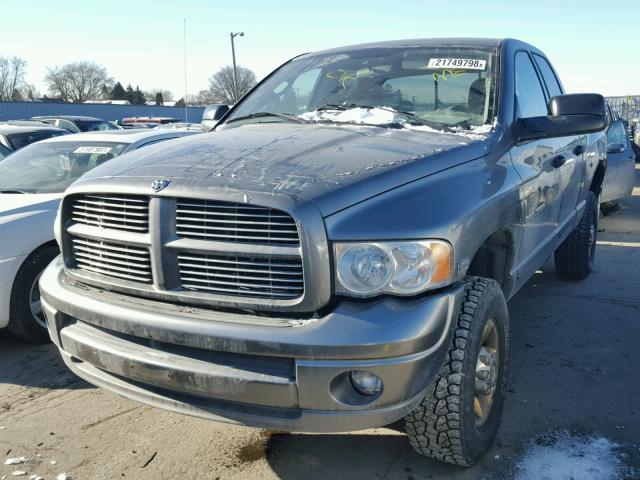 1D7KS28D55J538464 - 2005 DODGE RAM 2500 S GRAY photo 2