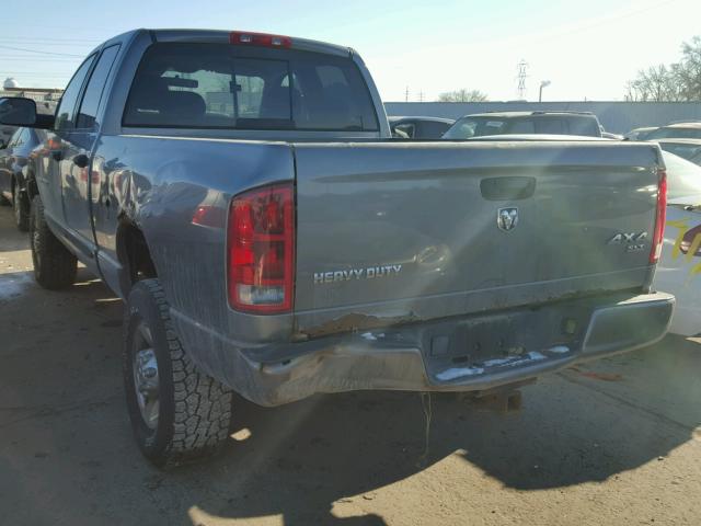 1D7KS28D55J538464 - 2005 DODGE RAM 2500 S GRAY photo 3