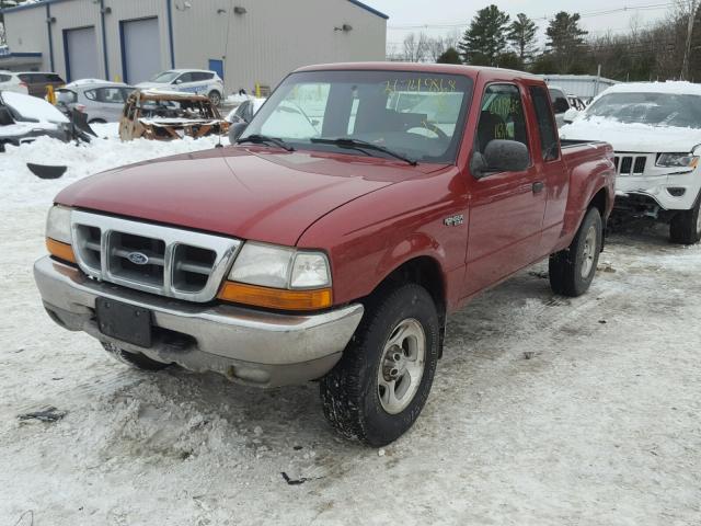 1FTZR15V4YTB26055 - 2000 FORD RANGER SUP RED photo 2