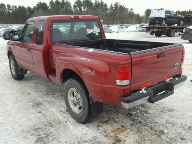 1FTZR15V4YTB26055 - 2000 FORD RANGER SUP RED photo 3