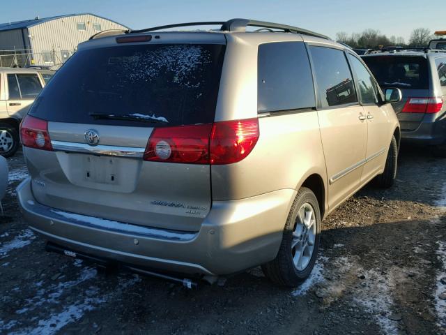 5TDBA22C16S069830 - 2006 TOYOTA SIENNA XLE TAN photo 4