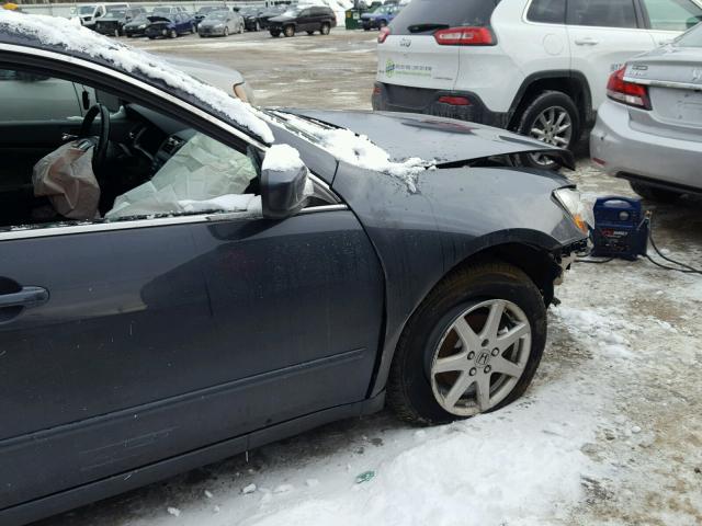 1HGCM66573A103617 - 2003 HONDA ACCORD EX GRAY photo 9