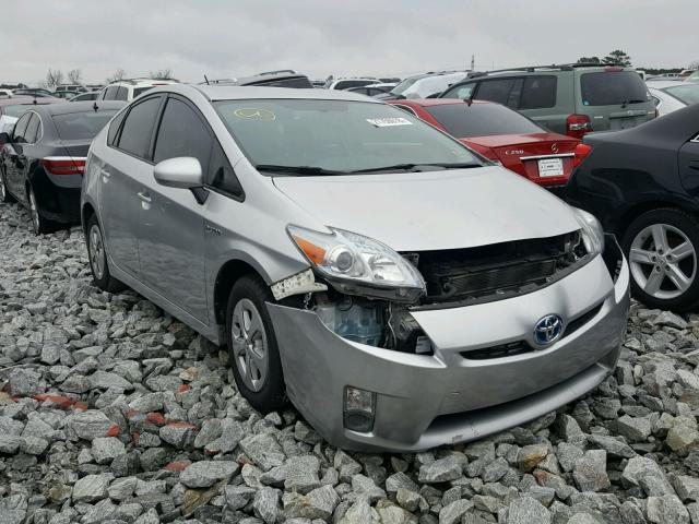 JTDKN3DU8B0322204 - 2011 TOYOTA PRIUS SILVER photo 1