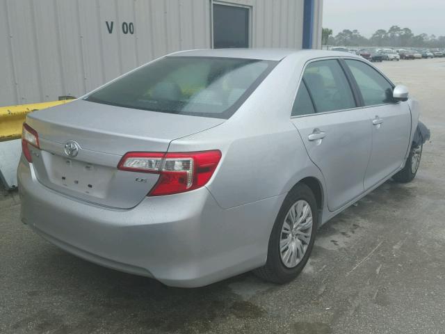 4T1BF1FK6EU775274 - 2014 TOYOTA CAMRY L SILVER photo 4