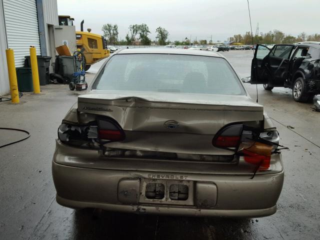 1G1ND52T7X6151030 - 1999 CHEVROLET MALIBU GOLD photo 9