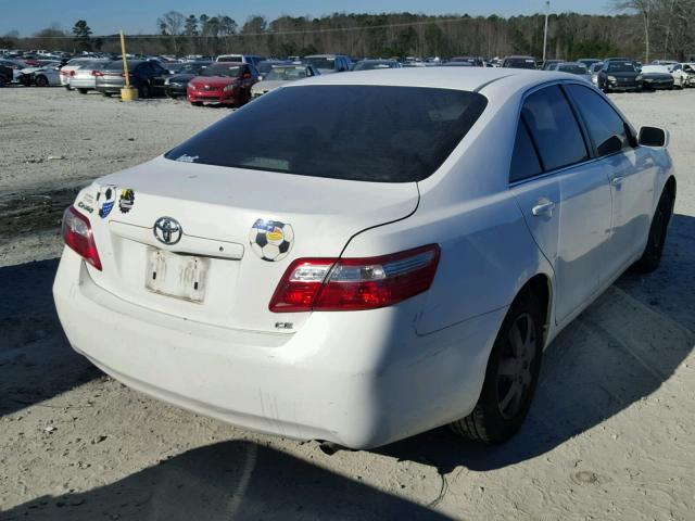 JTNBE46K673038153 - 2007 TOYOTA CAMRY NEW WHITE photo 4