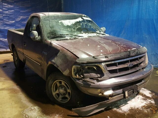 1FTZF1725WNA80846 - 1998 FORD F150 MAROON photo 1