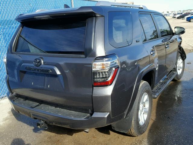 JTEZU5JR9H5150169 - 2017 TOYOTA 4RUNNER SR GRAY photo 4