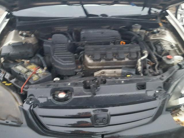 1HGES25711L058234 - 2001 HONDA CIVIC EX 金色 照片 7