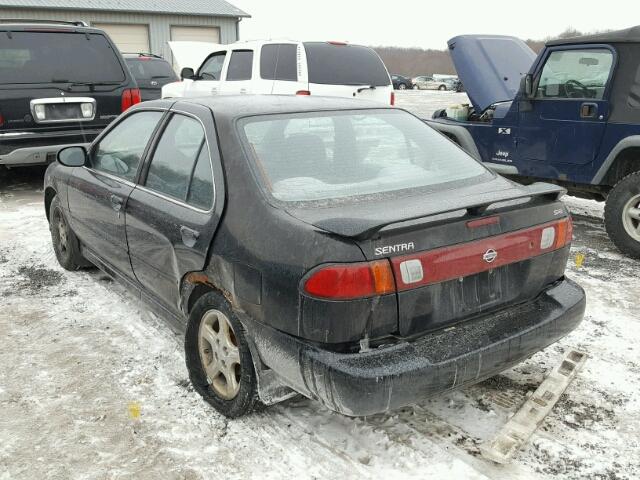 1N4BB41D1WC735580 - 1998 NISSAN SENTRA SE BLACK photo 3