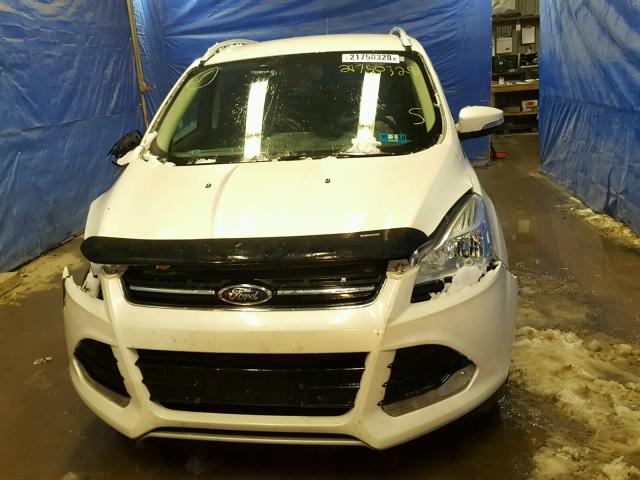 1FMCU9J99EUB95479 - 2014 FORD ESCAPE TIT WHITE photo 9