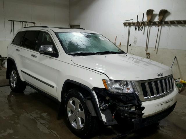 1C4RJFBG4CC327389 - 2012 JEEP GRAND CHER WHITE photo 1