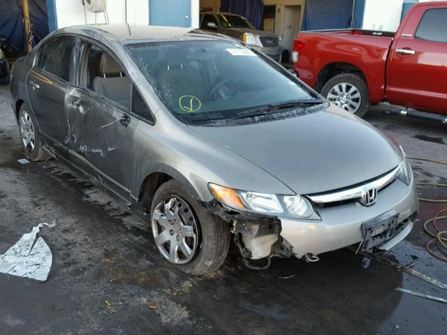 1HGFA16536L144490 - 2006 HONDA CIVIC LX GRAY photo 1