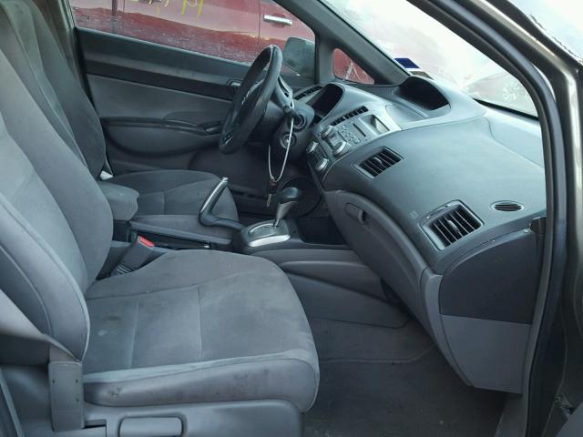 1HGFA16536L144490 - 2006 HONDA CIVIC LX GRAY photo 5