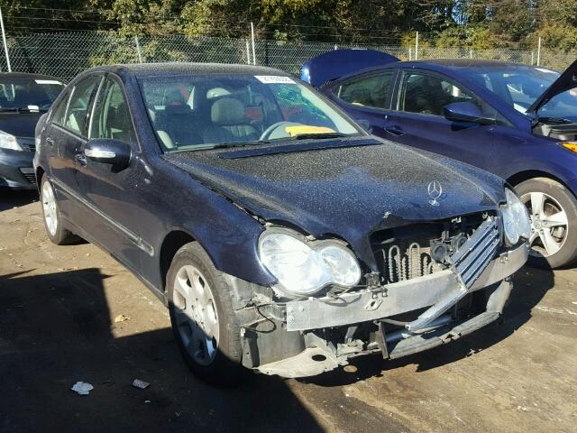 WDBRF92H76F788051 - 2006 MERCEDES-BENZ C GENERATI BLUE photo 1