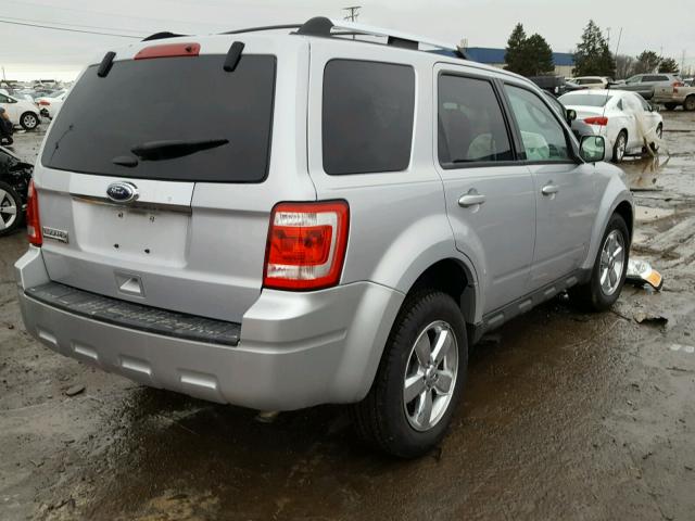 1FMCU9E79BKB45701 - 2011 FORD ESCAPE LIM SILVER photo 4