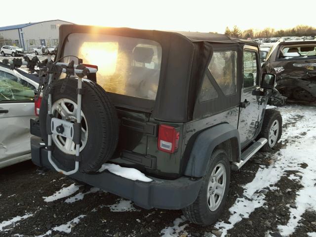 1J4AA2D10AL175469 - 2010 JEEP WRANGLER S GREEN photo 4