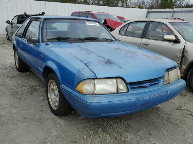 1FACP41M8NF166830 - 1992 FORD MUSTANG LX BLUE photo 1