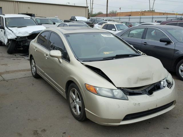 1HGFA16837L086229 - 2007 HONDA CIVIC EX ოქროსფერი ფოტო 1