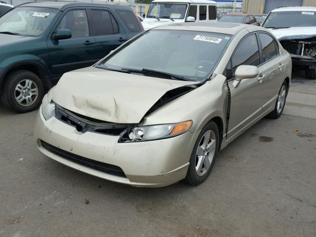 1HGFA16837L086229 - 2007 HONDA CIVIC EX ოქროსფერი ფოტო 2