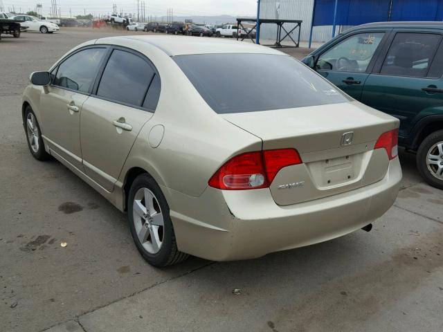 1HGFA16837L086229 - 2007 HONDA CIVIC EX ოქროსფერი ფოტო 3