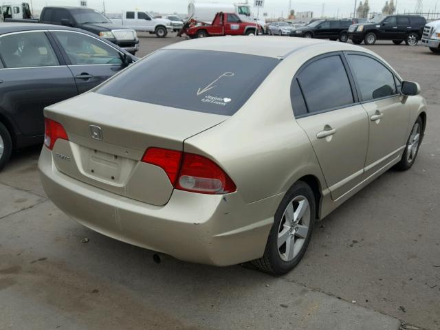1HGFA16837L086229 - 2007 HONDA CIVIC EX ოქროსფერი ფოტო 4