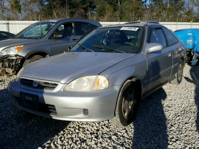 1HGEJ8246YL131642 - 2000 HONDA CIVIC EX SILVER photo 2