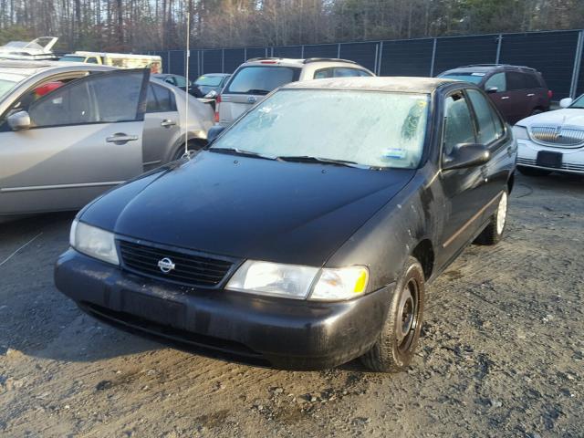 1N4AB41D8TC804322 - 1996 NISSAN SENTRA E BLACK photo 2