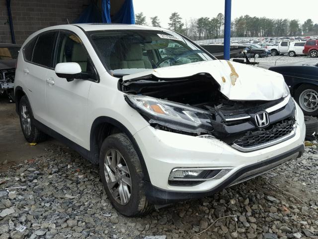 5J6RM3H58FL007258 - 2015 HONDA CR-V EX WHITE photo 1