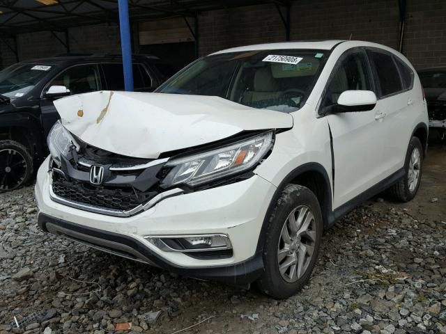 5J6RM3H58FL007258 - 2015 HONDA CR-V EX WHITE photo 2