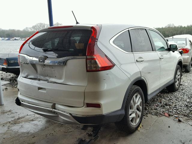 5J6RM3H58FL007258 - 2015 HONDA CR-V EX WHITE photo 4