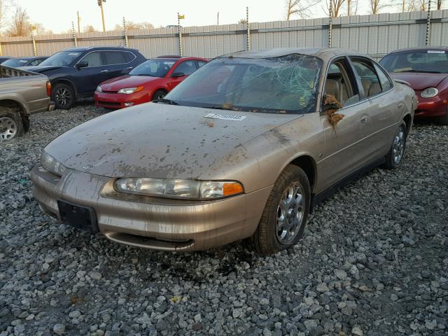 1G3WS52H02F124290 - 2002 OLDSMOBILE INTRIGUE G GOLD photo 2