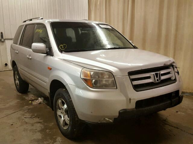 5FNYF18457B027804 - 2007 HONDA PILOT EX SILVER photo 1